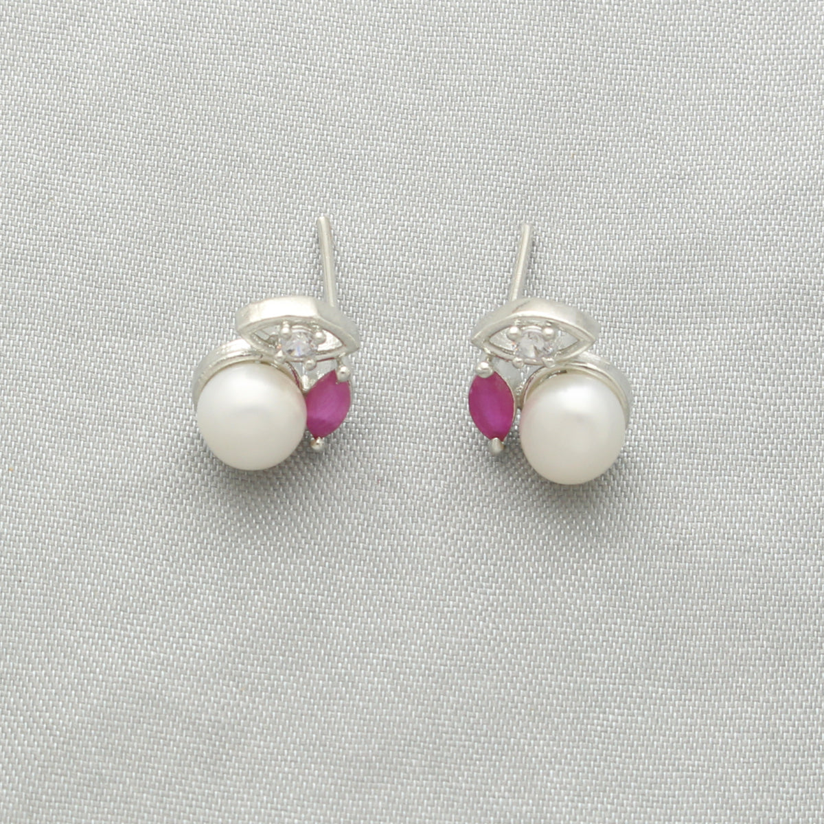 J Pearls Yashvi Pearl Earrings - Swadesiicart
