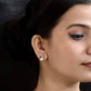 J Pearls Yashvi Pearl Earrings - Swadesiicart