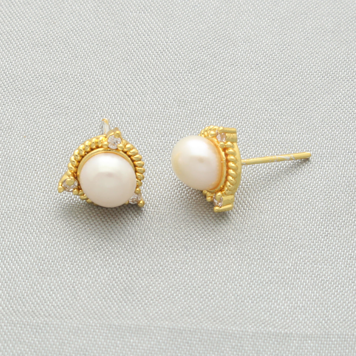 J Pearls Babita Pearl Earrings - Swadesiicart