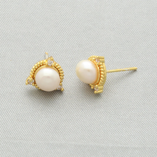 J Pearls Babita Pearl Earrings - Swadesiicart