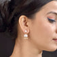 J Pearls Daksina Pearl Earrings - Swadesiicart
