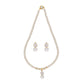 J Pearls Amazing Drop Pearl Set - Real Pearl Jewelry - Swadesiicart