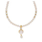 J Pearls Elegant Single Drop Pearl Set - Real Pearl Jewelry - Swadesiicart