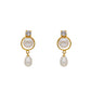 J Pearls Elegant Single Drop Pearl Set - Real Pearl Jewelry - Swadesiicart