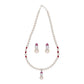 J Pearls Trendy Pearl Pendant Set - Real Pearl Jewelry | Swadesiicart