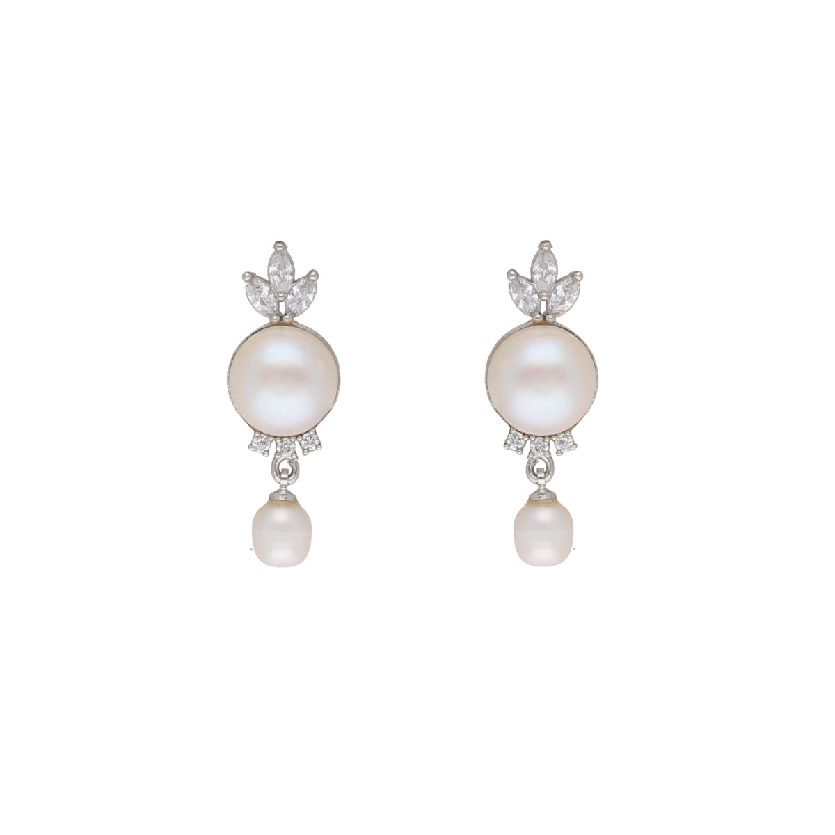 J Pearls Fashionable Pearl Pendant Set - Real Pearl Jewelry | Swadesiicart
