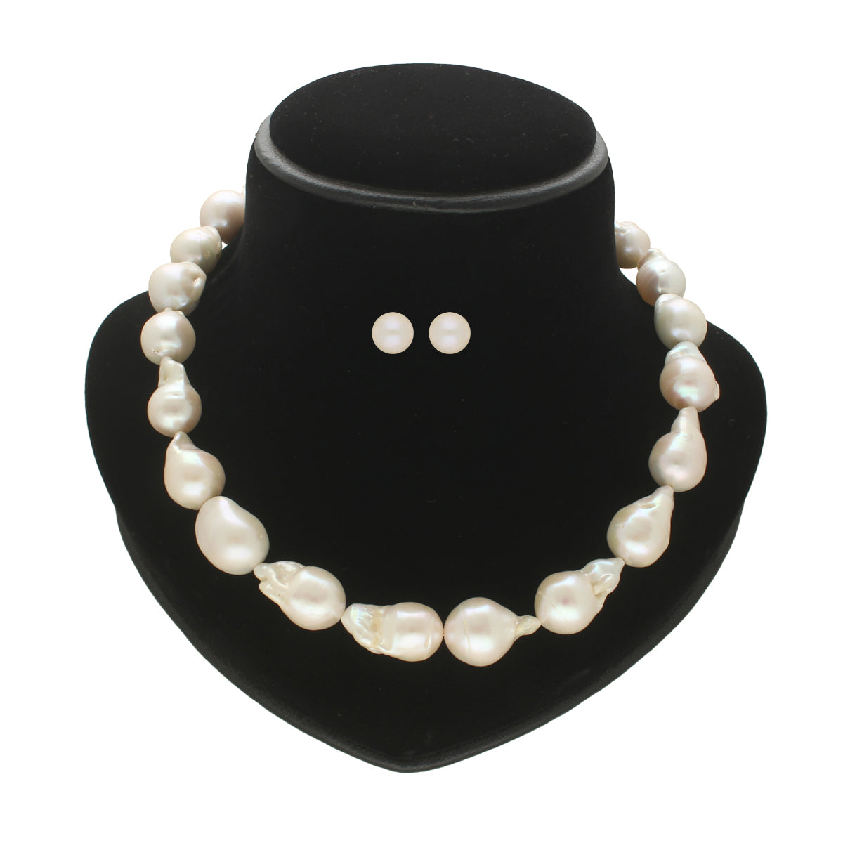 J Pearls Ehani 1 Line Baroque Pearl Necklaces | Swadesiicart