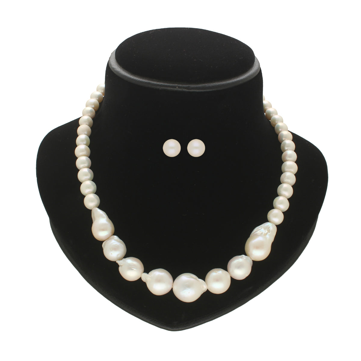 J Pearls Falak 1 Line Baroque Pearl Necklaces | Swadesiicart