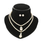 J Pearls Oeshi 2 Lines Oval Pearl Necklaces | Swadesiicart