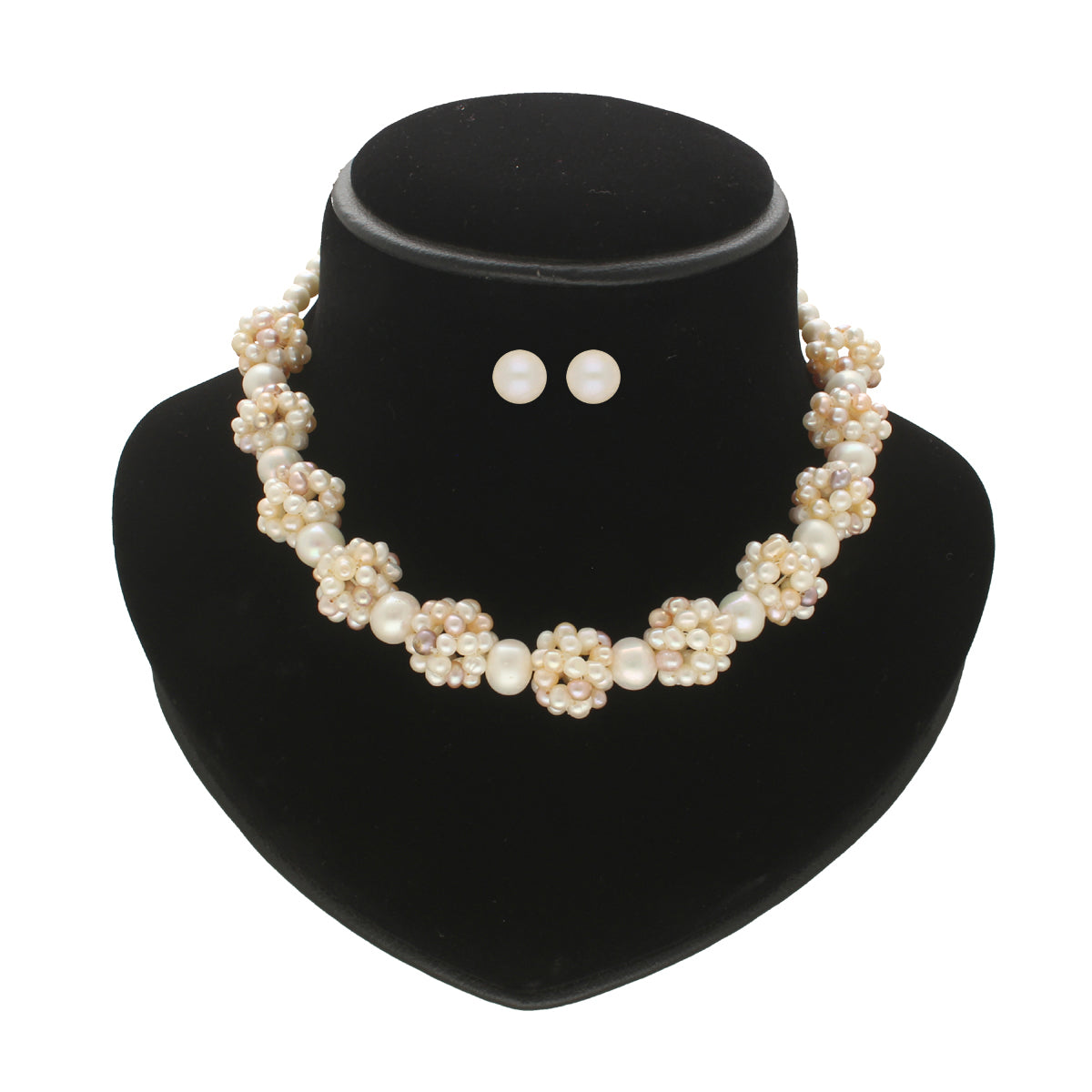 J Pearls Sarah 1 Line Pearl Necklaces | Swadesiicart