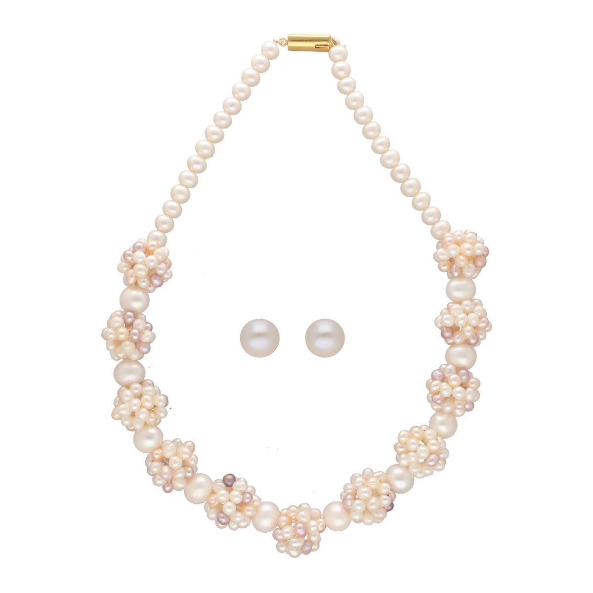J Pearls Sarah 1 Line Pearl Necklaces | Swadesiicart