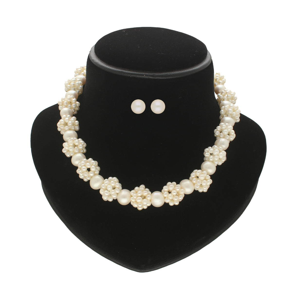 J Pearls Ihita 1 Line Pearl Necklaces | Swadesiicart