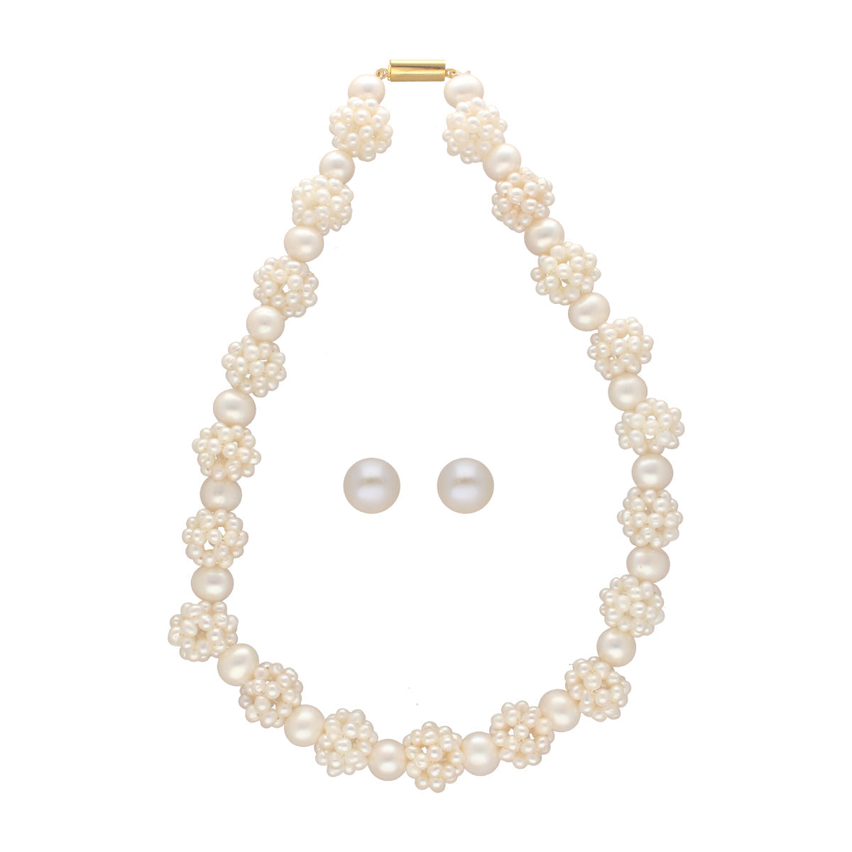 J Pearls Ihita 1 Line Pearl Necklaces | Swadesiicart