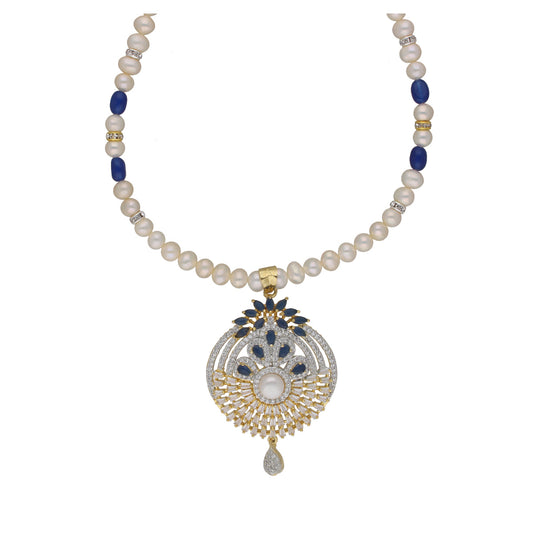 J Pearls Dakshita 1 Line Pearl Sets - Real Pearl Jewelry - Swadesiicart