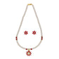 J Pearls Abdhija 1 Line Pearl Sets - Real Pearl Jewelry - Swadesiicart