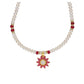 J Pearls Abdhija 1 Line Pearl Sets - Real Pearl Jewelry - Swadesiicart