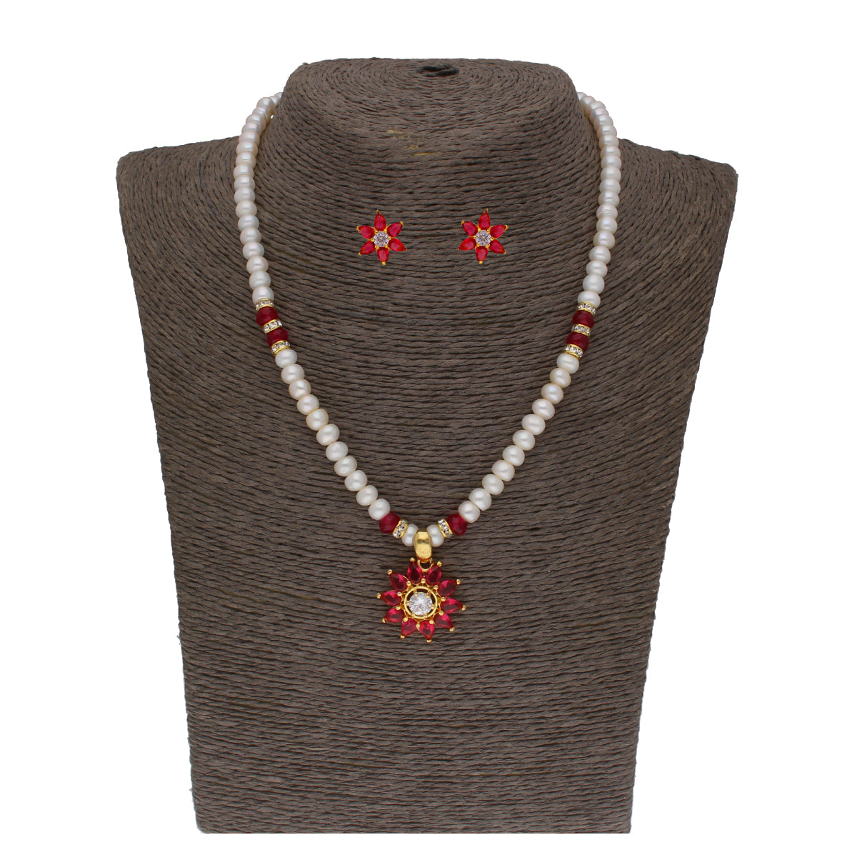 J Pearls Abdhija 1 Line Pearl Sets - Real Pearl Jewelry - J Pearls