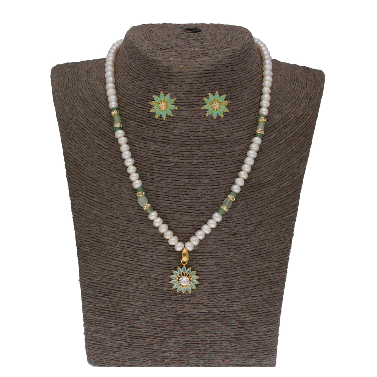 J Pearls Babita 1 Line Pearl Sets - Real Pearl Jewelry - J Pearls
