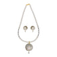 J Pearls Candalini 1 Line Pearl Sets - Real Pearl Jewelry - Swadesiicart