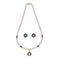 J Pearls Eeshika 1 Line Pearl Sets - Real Pearl Jewelry - Swadesiicart