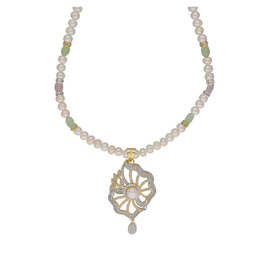 J Pearls Dheivavadivu 1 Line Pearl Sets - Real Pearl Jewelry - Swadesiicart