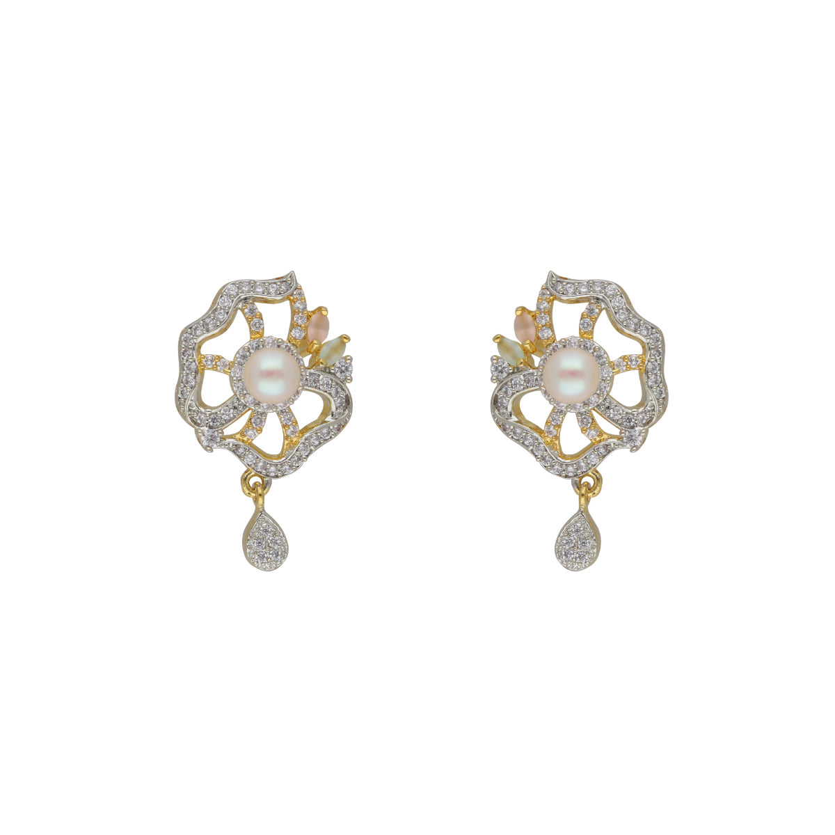J Pearls Dheivavadivu 1 Line Pearl Sets - Real Pearl Jewelry - Swadesiicart