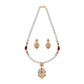 J Pearls Fritha 1 Line Pearl Sets - Real Pearl Jewelry - Swadesiicart