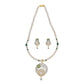 J Pearls Naira 1 Line Pearl Sets - Real Pearl Jewelry - Swadesiicart