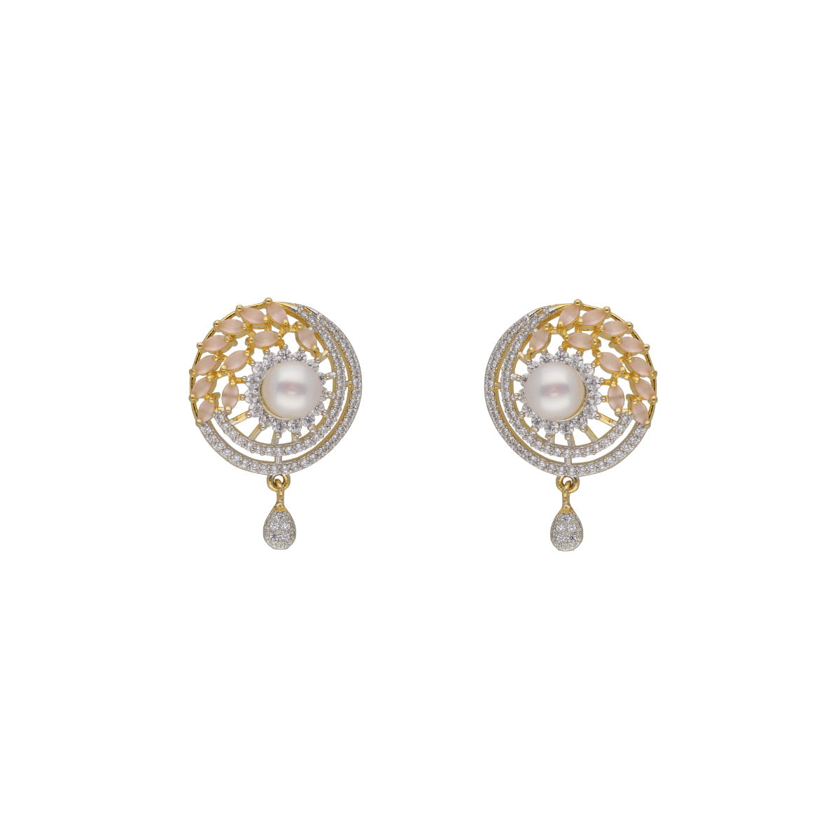 J Pearls Freya 1 Line Pearl Sets - Real Pearl Jewelry - Swadesiicart