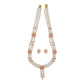 J Pearls Eva 3 Lines Pearl Sets - Real Pearl Jewelry - Swadesiicart