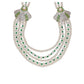 J Pearls Baldar 5 Lines Pearl Sets - Real Pearl Jewelry - Swadesiicart