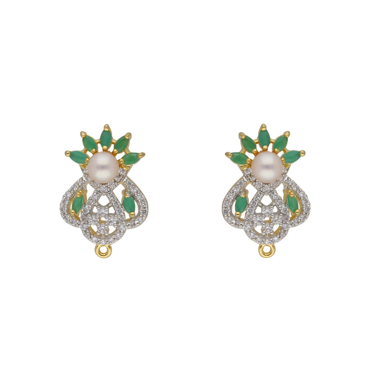 J Pearls Baldar 5 Lines Pearl Set - Swadesiicart