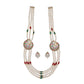 J Pearls Gamini 4 Lines Pearl Sets - Real Pearl Jewelry - Swadesiicart