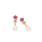 J Pearls Eva Pearl Earrings - Real Pearl Jewelry | Swadesiicart