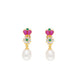 J Pearls Eva Pearl Earrings - Real Pearl Jewelry | Swadesiicart