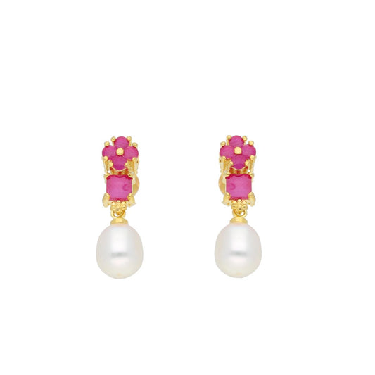J Pearls Jaanvi Pearl Earrings - Real Pearl Jewelry | Swadesiicart