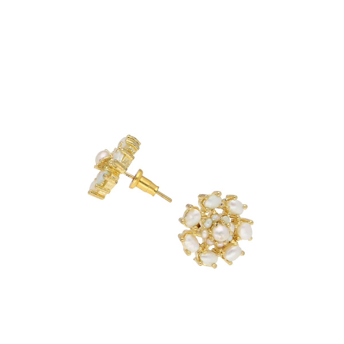 J Pearls Siddhi Pearl Earrings - Real Pearl Jewelry - Swadesiicart