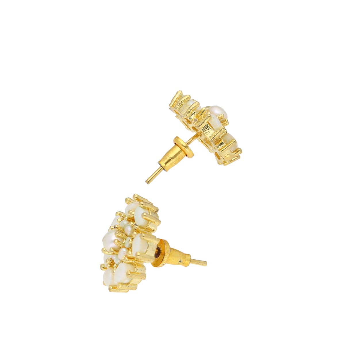 J Pearls Siddhi Pearl Earrings - Real Pearl Jewelry - Swadesiicart