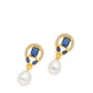 J Pearls Abanti Pearl Earrings - Real Pearl Jewelry - Swadesiicart