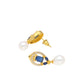 J Pearls Abanti Pearl Earrings - Real Pearl Jewelry - Swadesiicart