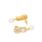 J Pearls Babita Pearl Earrings - Real Pearl Jewelry - Swadesiicart