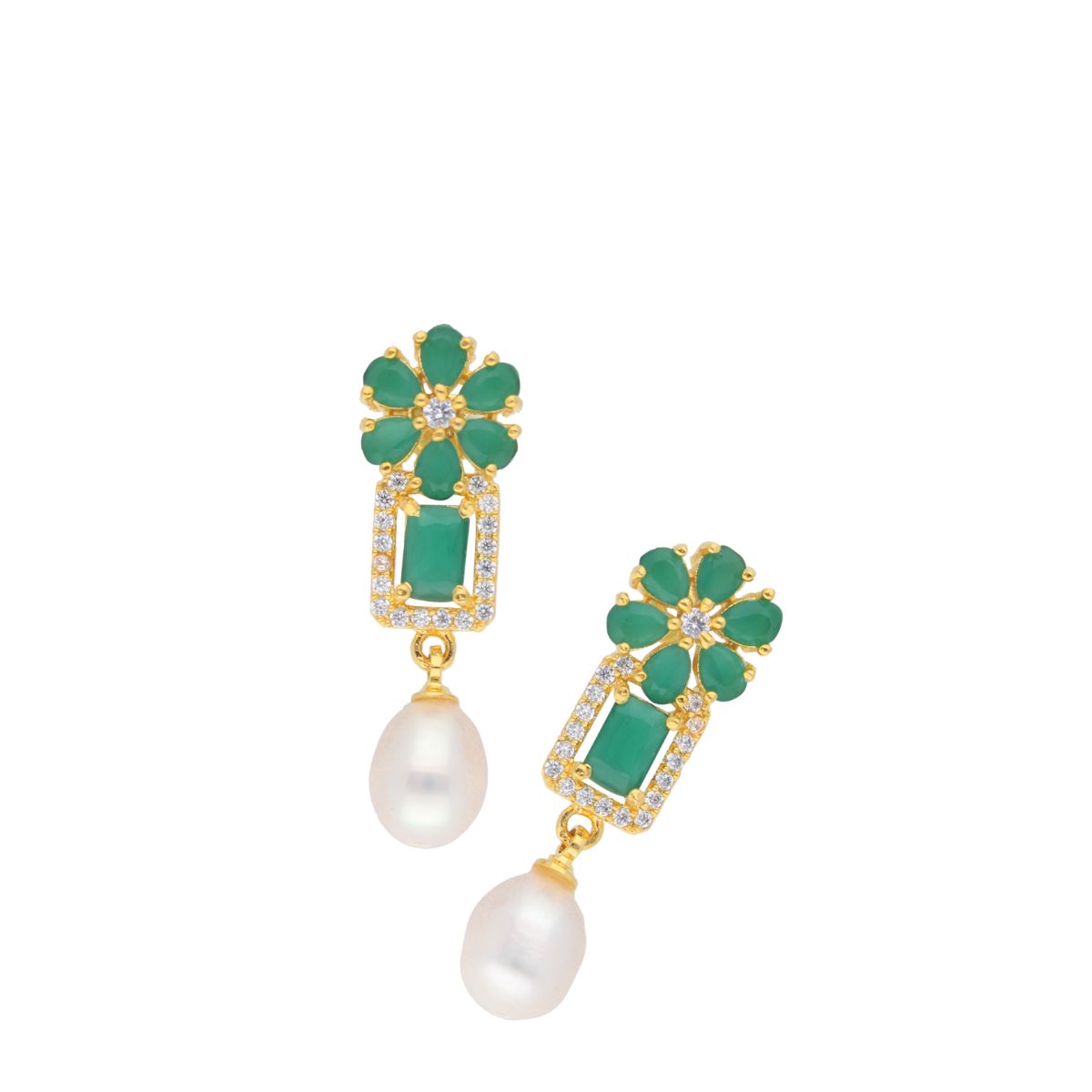 J Pearls Baani Pearl Earrings - Real Pearl Jewelry | Swadesiicart