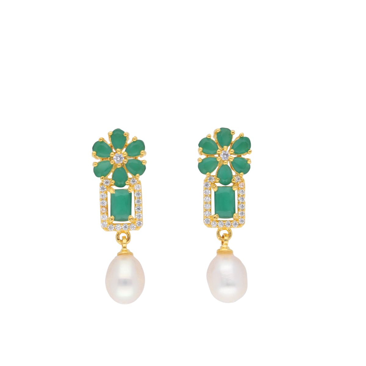 J Pearls Baani Pearl Earrings - Real Pearl Jewelry | Swadesiicart