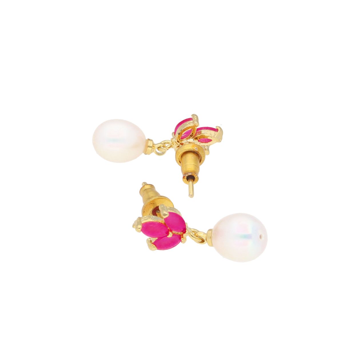 J Pearls Noha Pearl Earrings - Real Pearl Jewelry | Swadesiicart