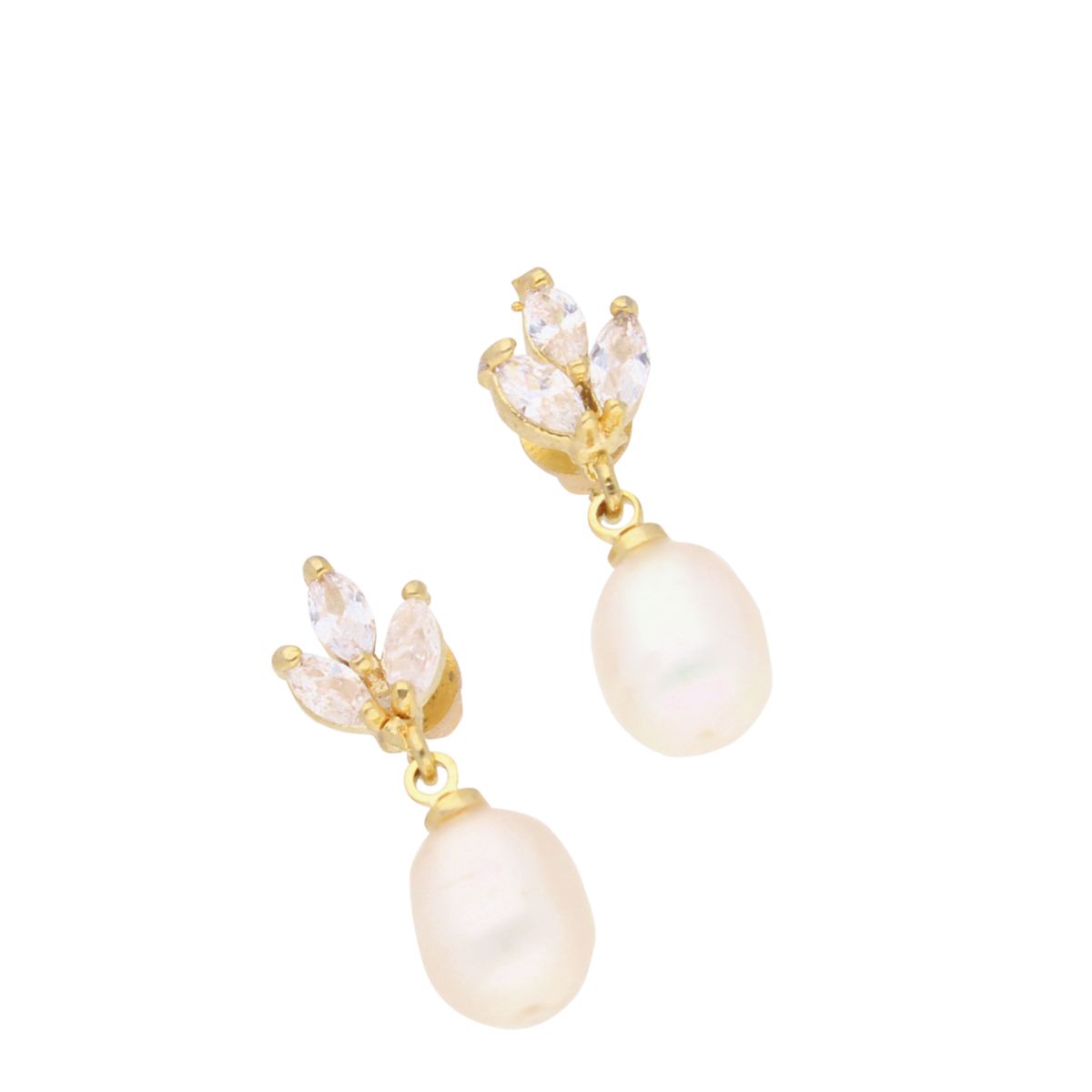 J Pearls Baasima Pearl Earrings - Real Pearl Jewelry | Swadesiicart