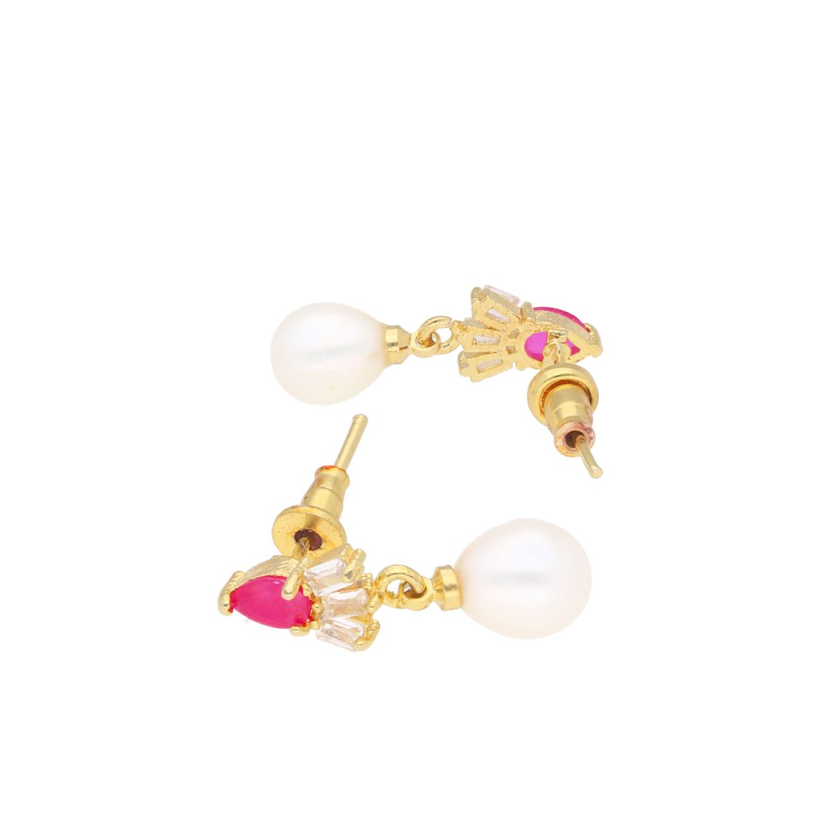 J Pearls Twinkle Pearl Earrings - Real Pearl Jewelry - Swadesiicart
