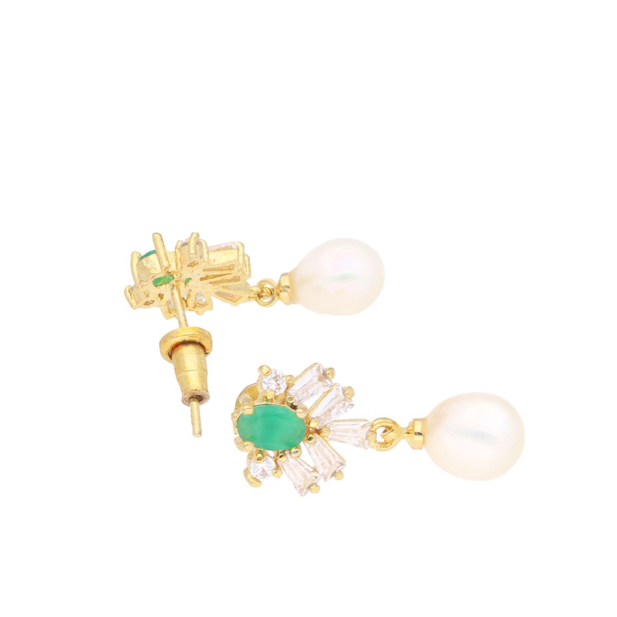 J Pearls Kitti Pearl Earrings - Real Pearl Jewelry | Swadesiicart