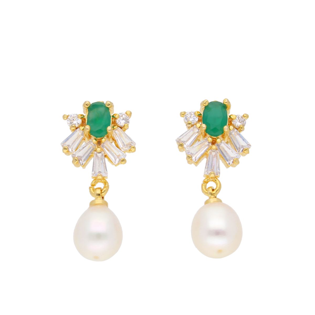 J Pearls Kitti Pearl Earrings - Real Pearl Jewelry | Swadesiicart