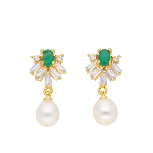 J Pearls Kitti Pearl Earrings - Real Pearl Jewelry | Swadesiicart
