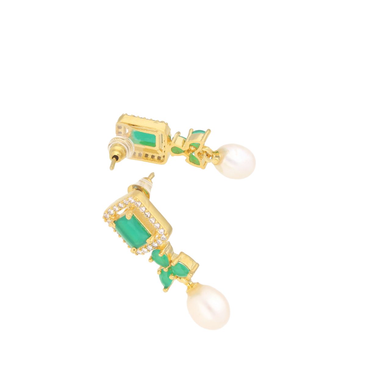J Pearls Jaanvi Pearl Earrings - Real Pearl Jewelry | Swadesiicart